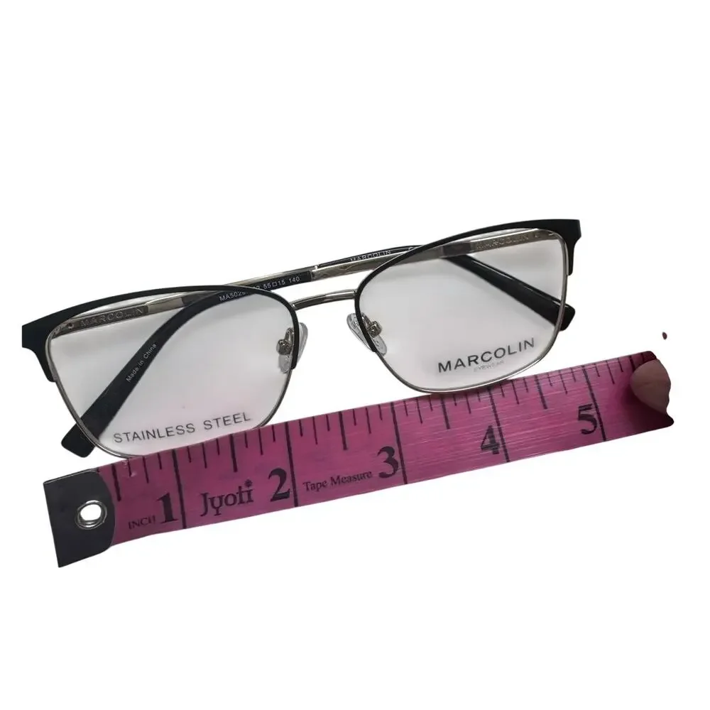 NEW Marcolin 5029 Steel black and gold Frame